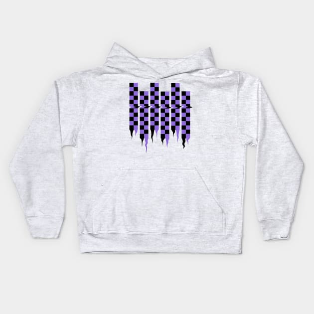 Grid Melt Kids Hoodie by aMemeMechanism